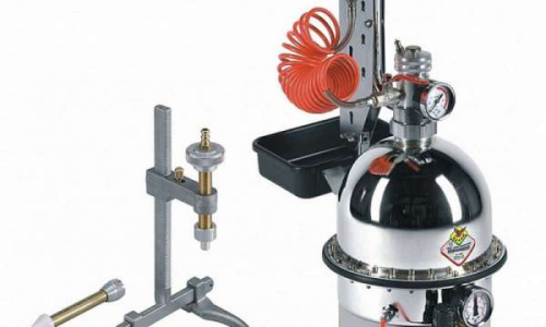 Brake fluid replacement device